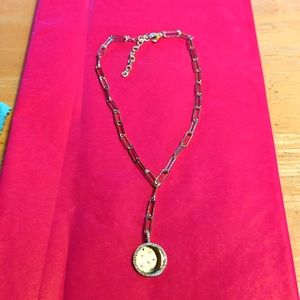 Melinda Maria paperclip chain pendant necklace